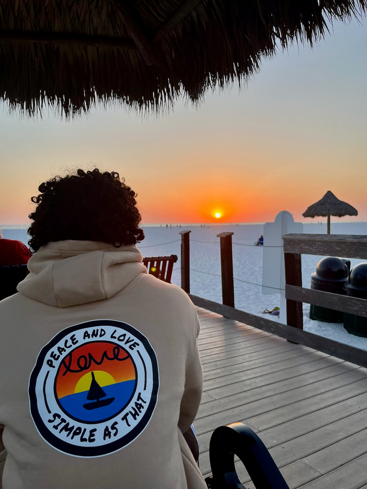 The Peace and Love Sweatshirt - Simple As That