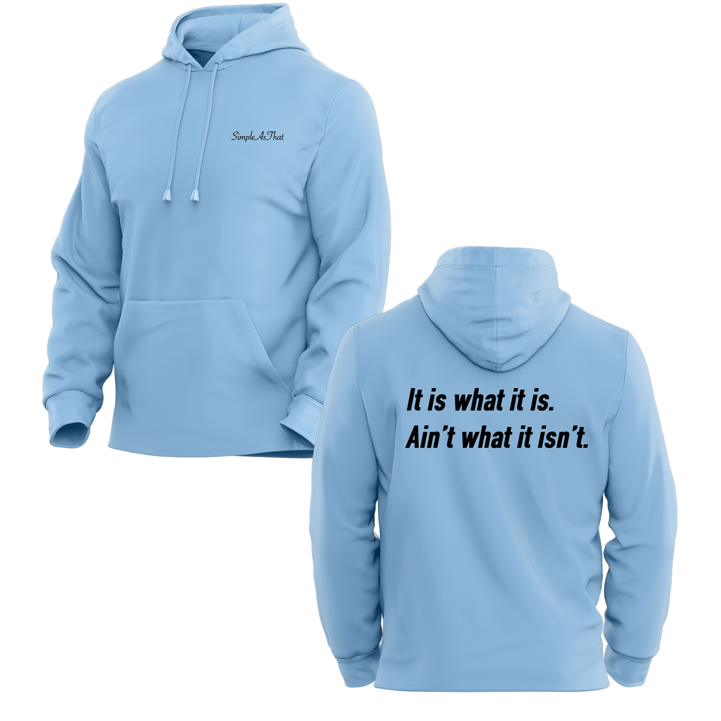 The "It is what it is" Sweatshirt - Simple As That