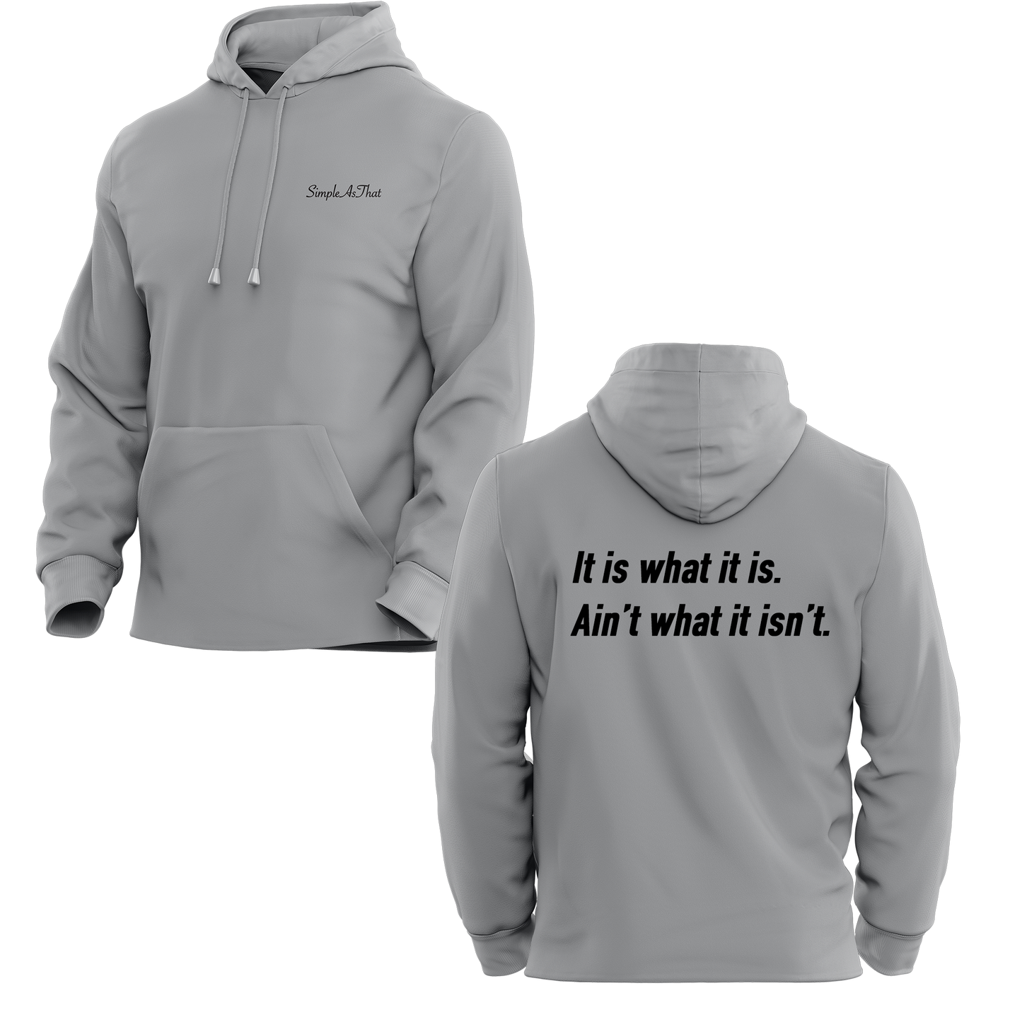 The "It is what it is" Sweatshirt - Simple As That