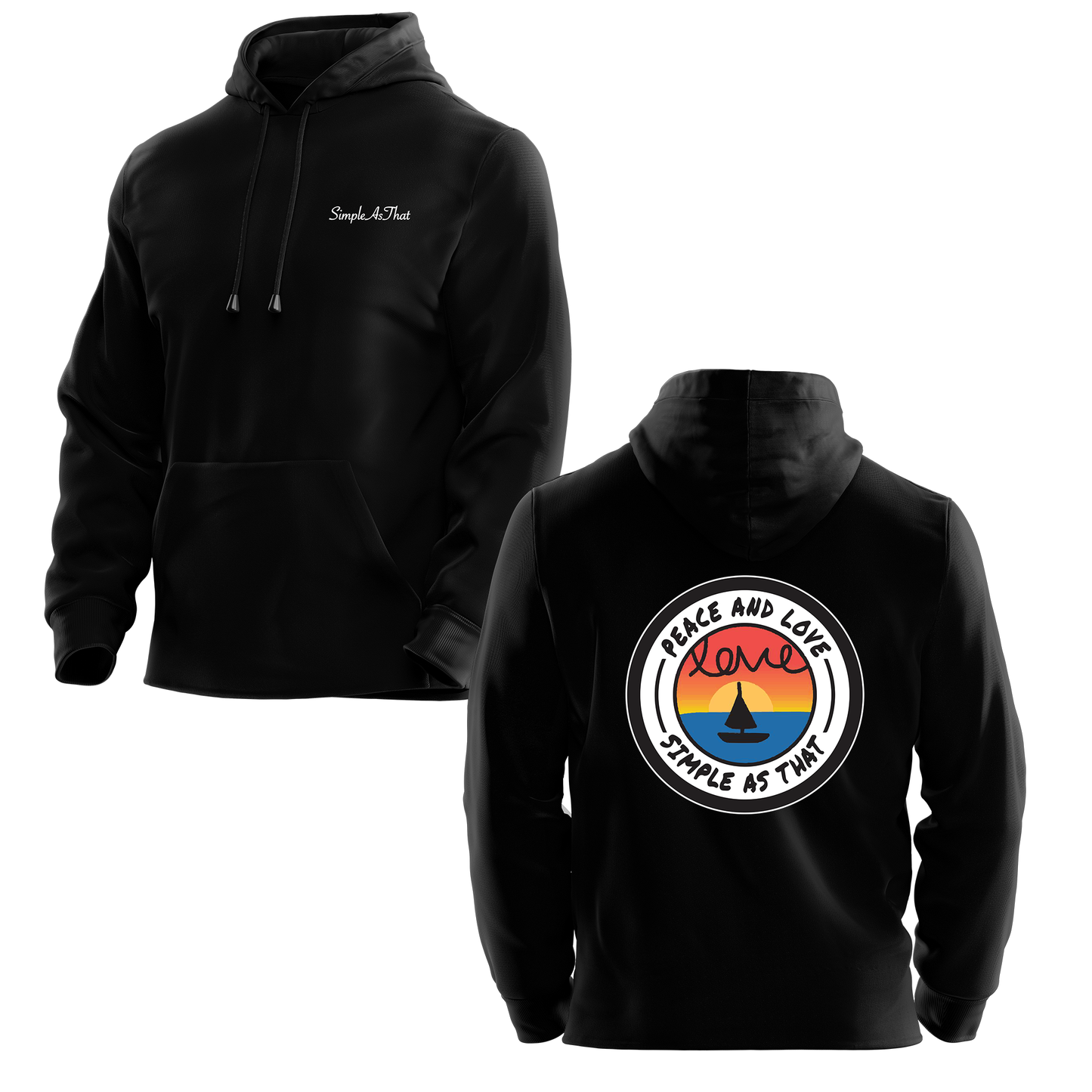 The Peace and Love Sweatshirt - Simple As That