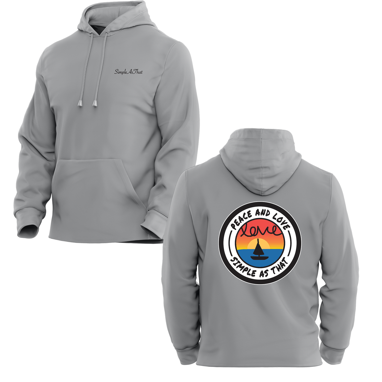 The Peace and Love Sweatshirt - Simple As That