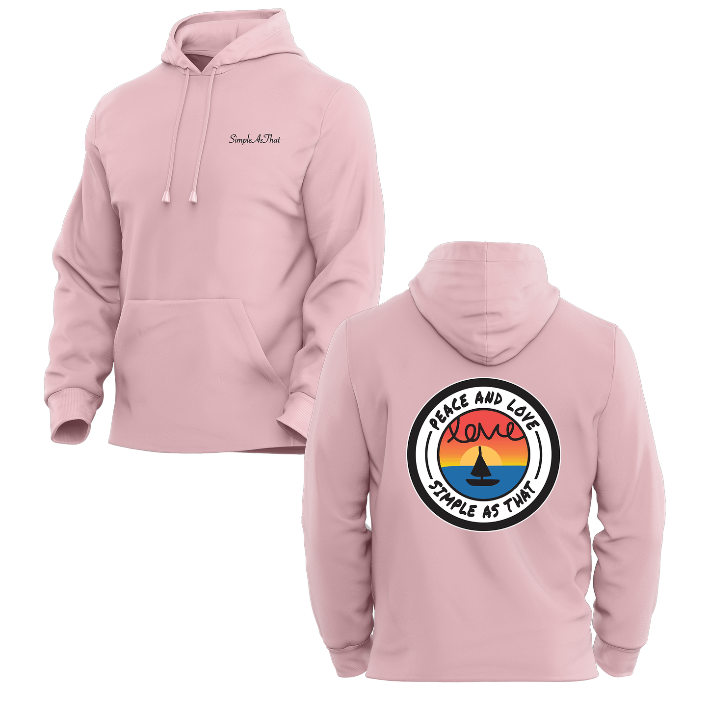 The Peace and Love Sweatshirt - Simple As That