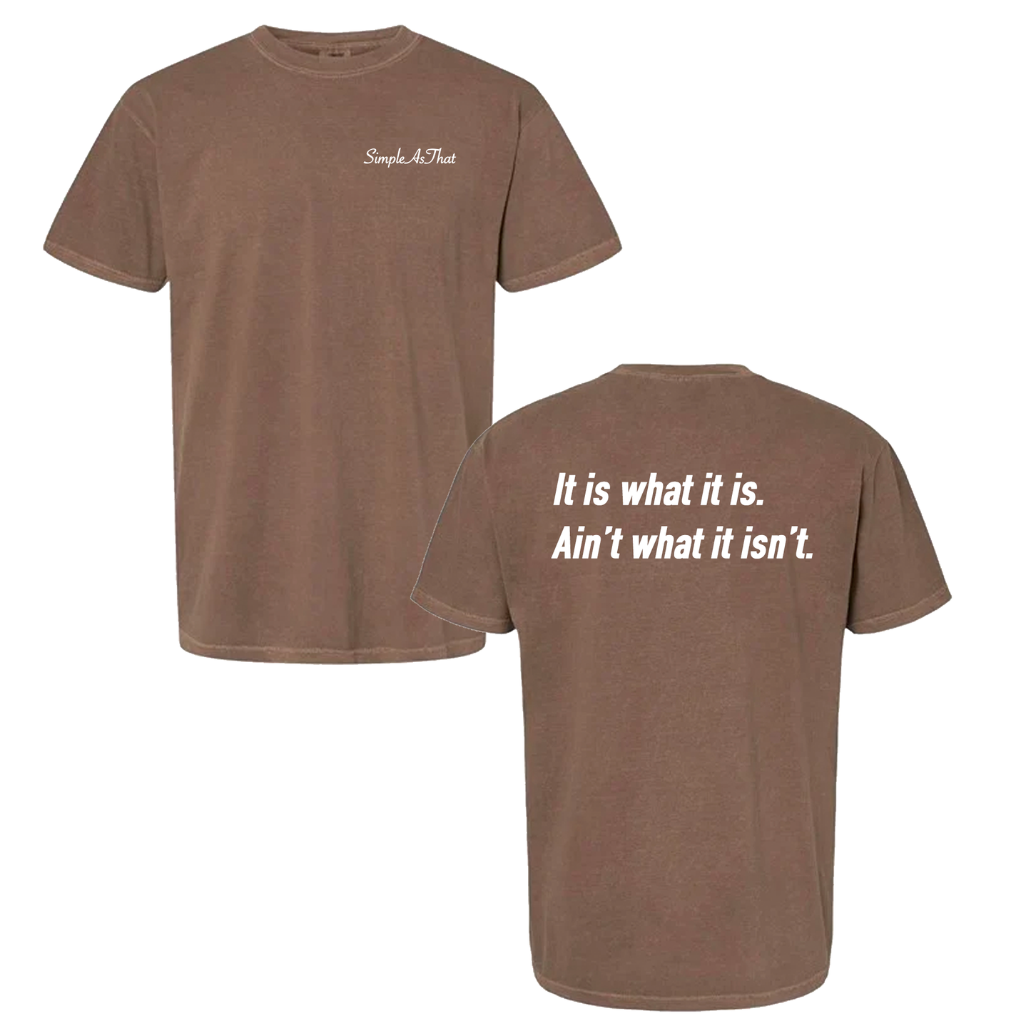 The "It is what it is" T-Shirt
