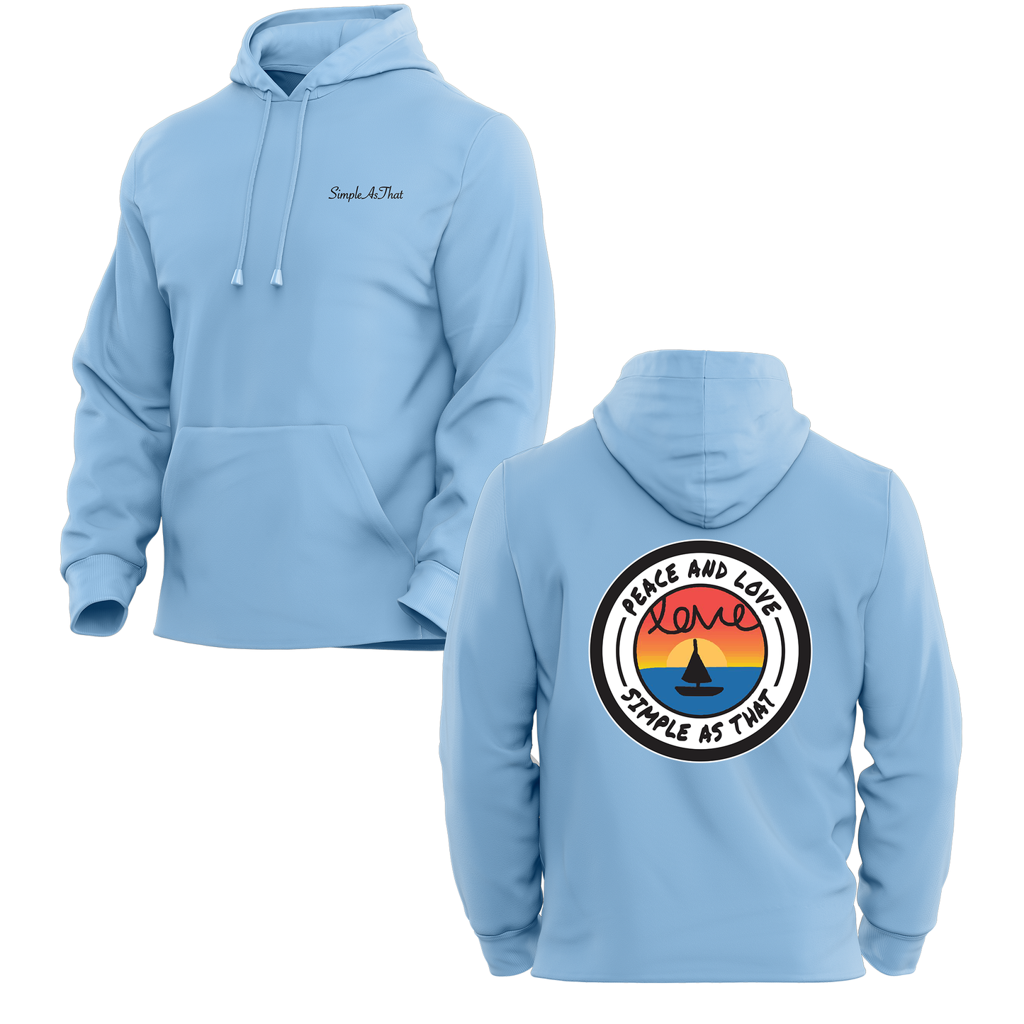 The Peace and Love Sweatshirt - Simple As That