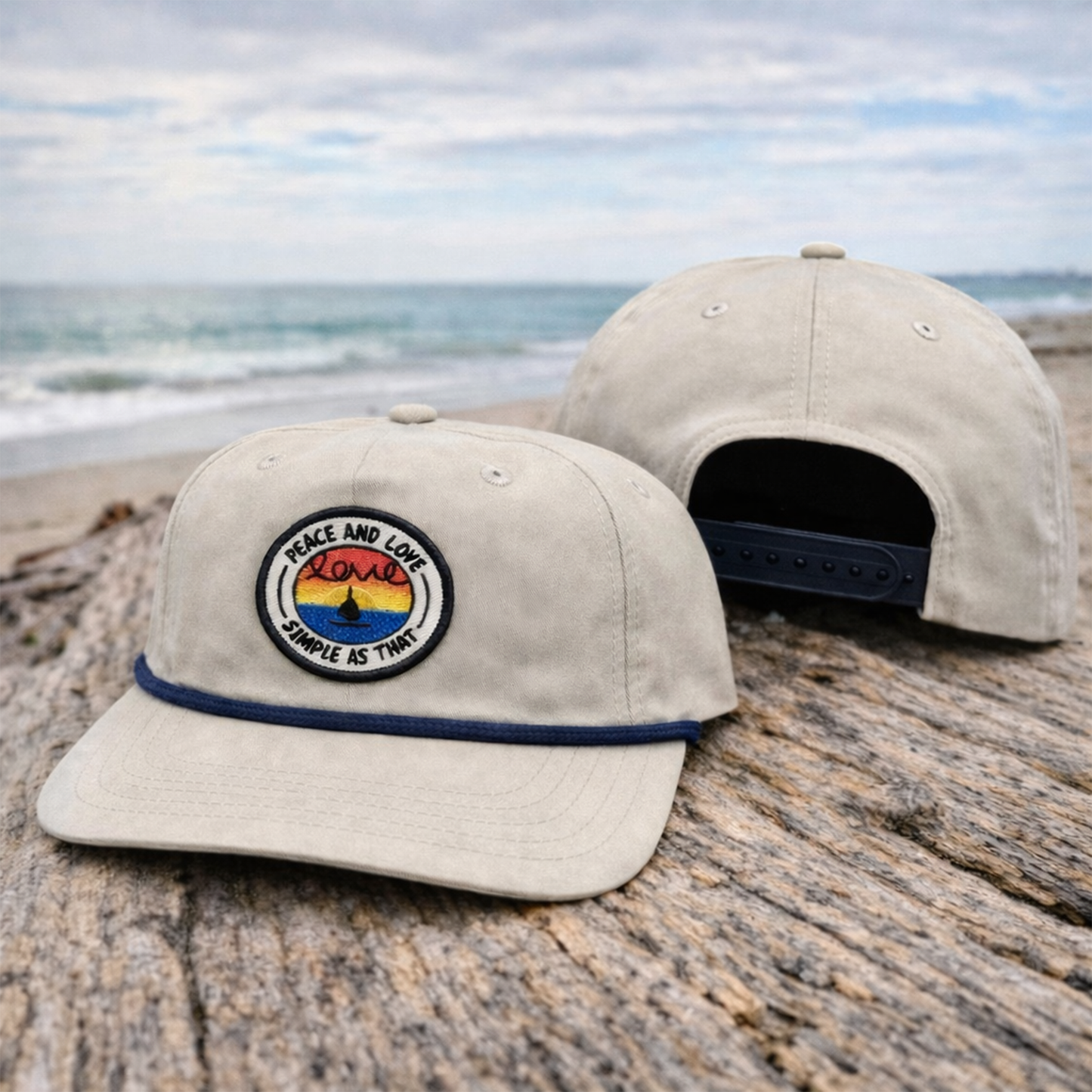 The Peace and Love Rope Hat - Simple As That