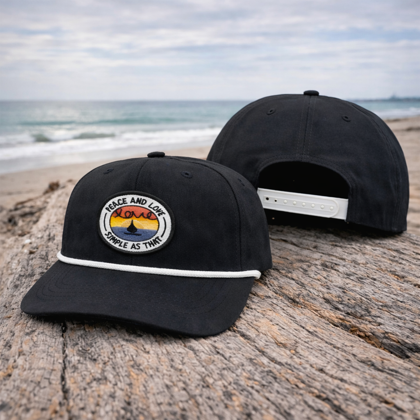 The Peace and Love Rope Hat - Simple As That