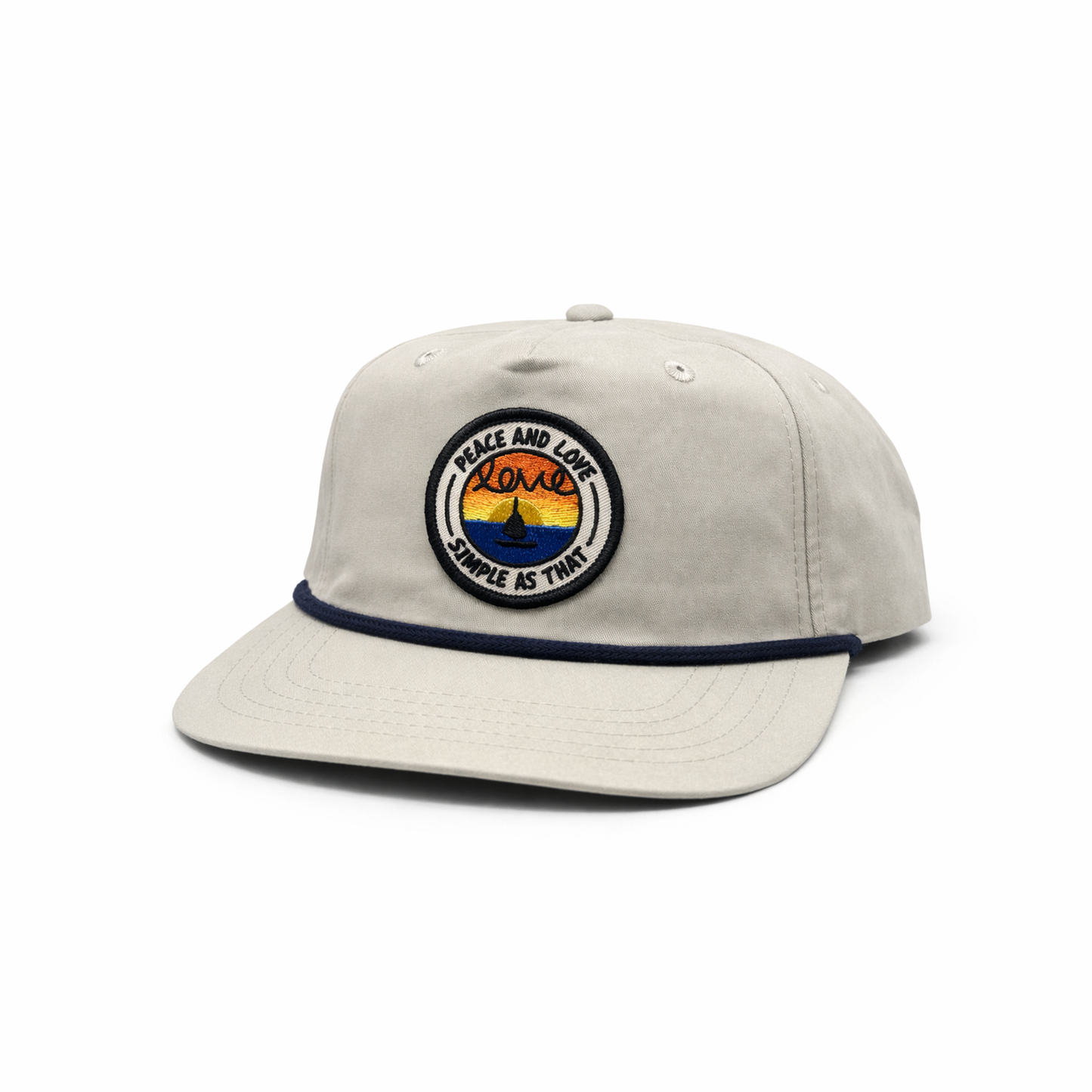 The Peace and Love Rope Hat - Simple As That